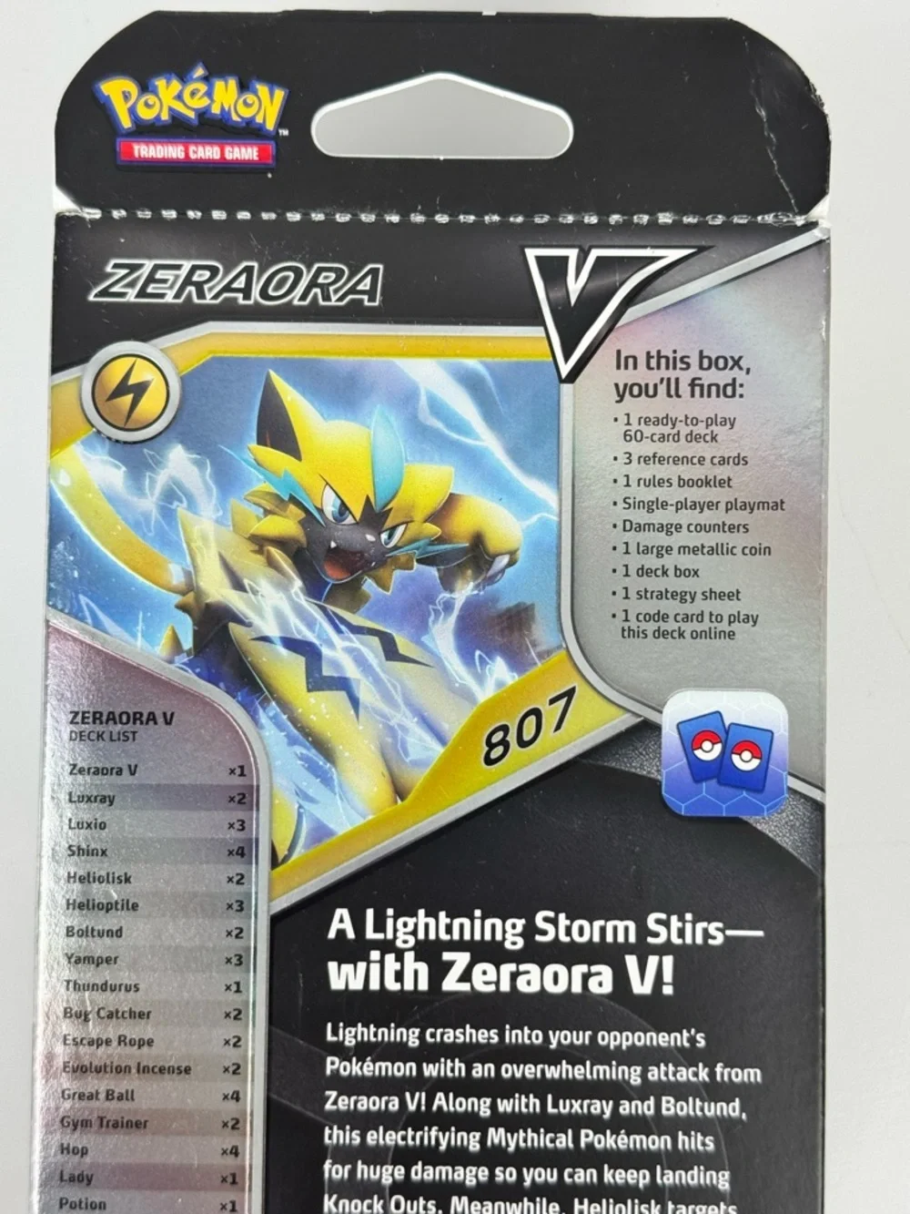 Pokémon TCG Zeraora V Battle Deck Lot of 2 Factory Sealed New Starter Deck